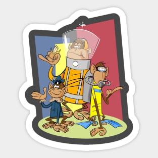 Super Secret Monkey Squad Sticker